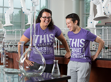 Cecilia Sánchez and Anya Brown, Women in Science